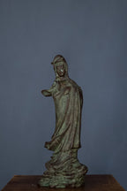 Bronzen Guanyin beeld