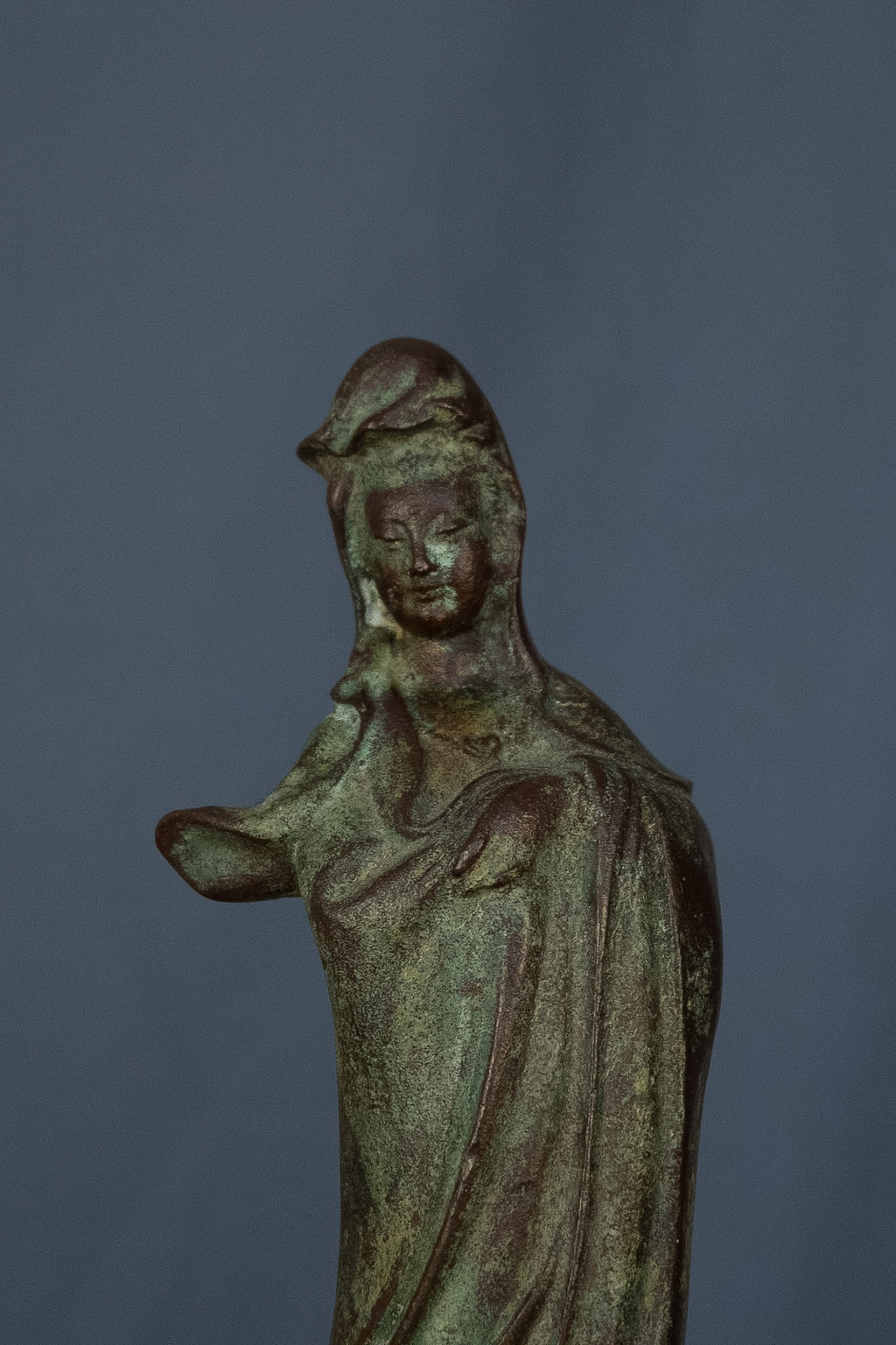 Bronzen Guanyin beeld
