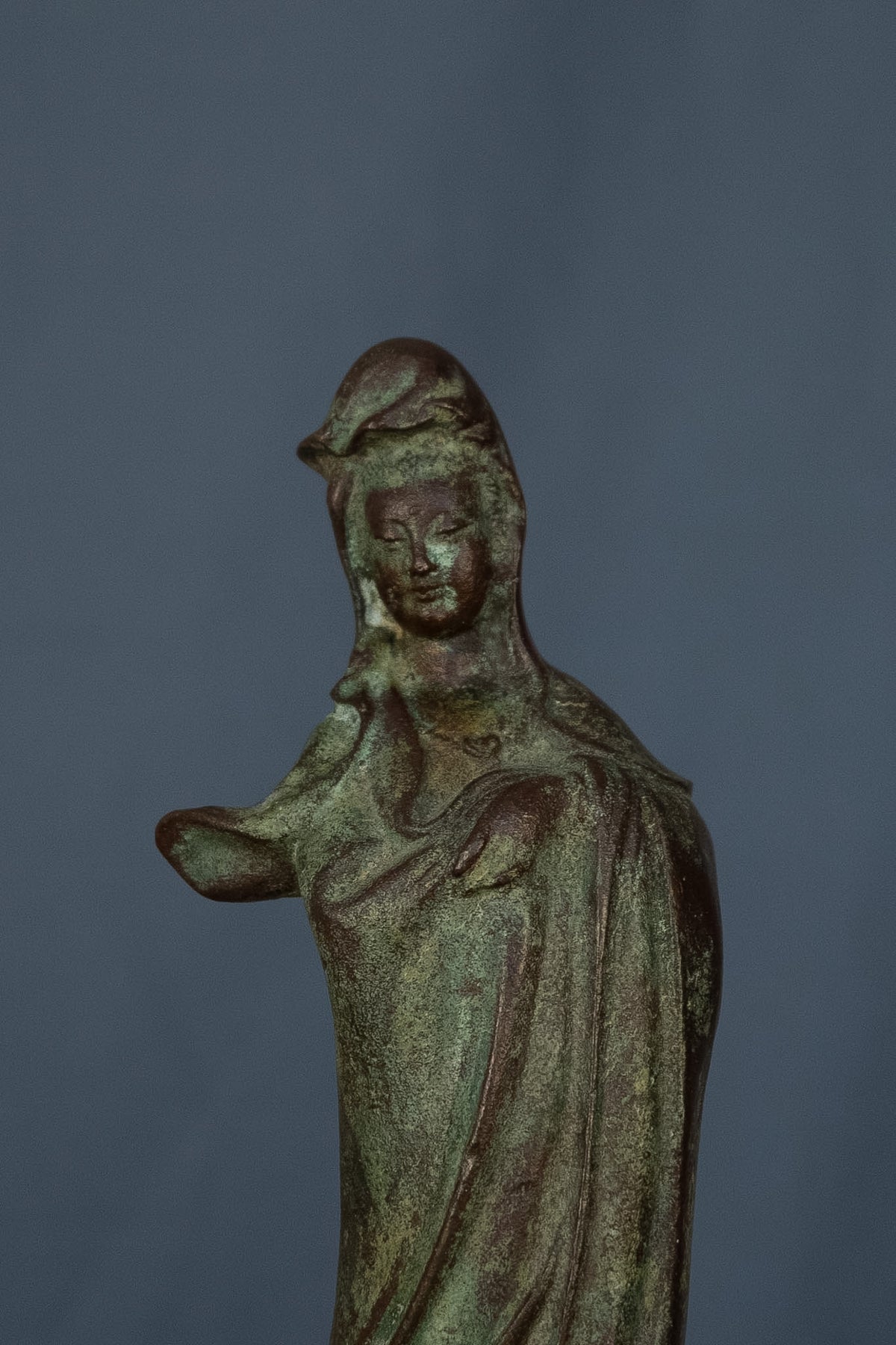 Bronzen Guanyin beeld