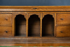 Engelse eikenhouten secretaire