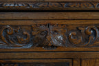 Engelse eikenhouten secretaire