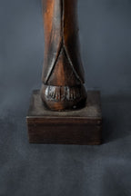 Afrikaans handgesneden houten Mariabeeld