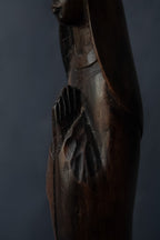 Afrikaans handgesneden houten Mariabeeld