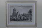 18e-eeuwse gravure ‘De Groote Kerk te Tiel’ – Hendrik Spilman naar Jan de Beijer