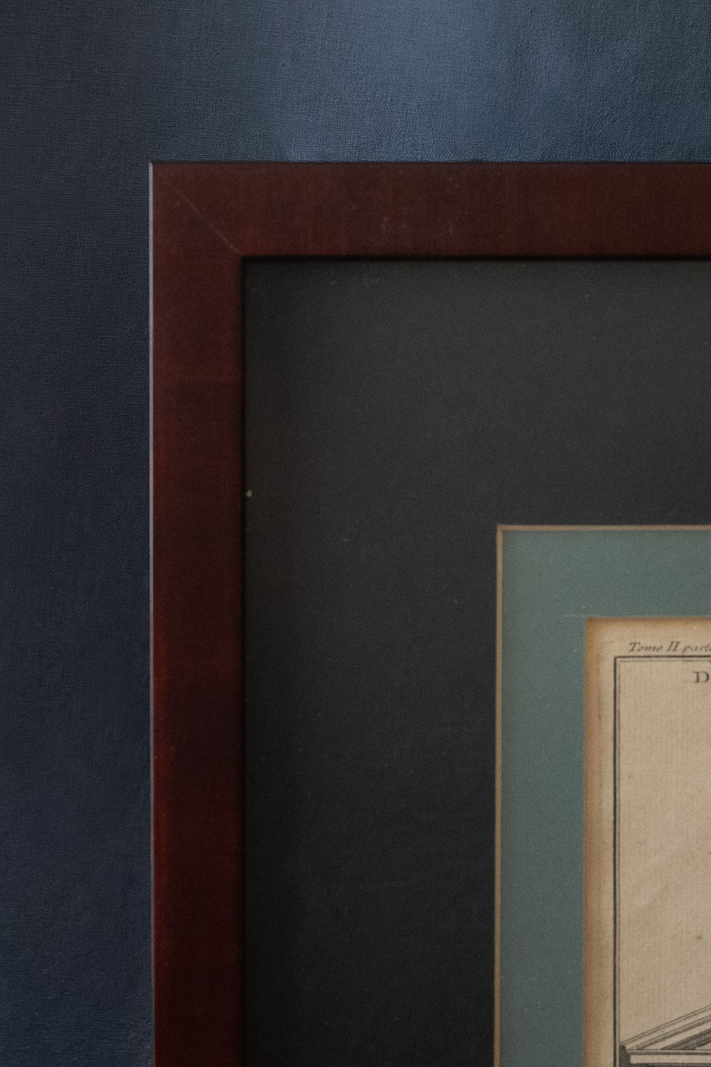 Franse architectuurgravure met frontons – naar Jacques-François Blondel