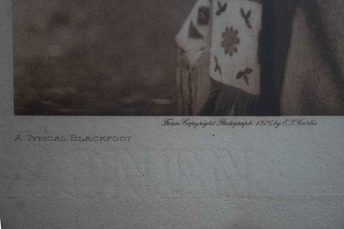 Edward S. Curtis – Drie originele photogravures uit The North American Indian, 1926