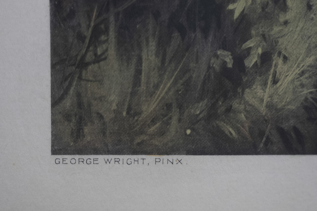 Engelse jachtprent ‘With a Scent Breast-High’ – George Wright