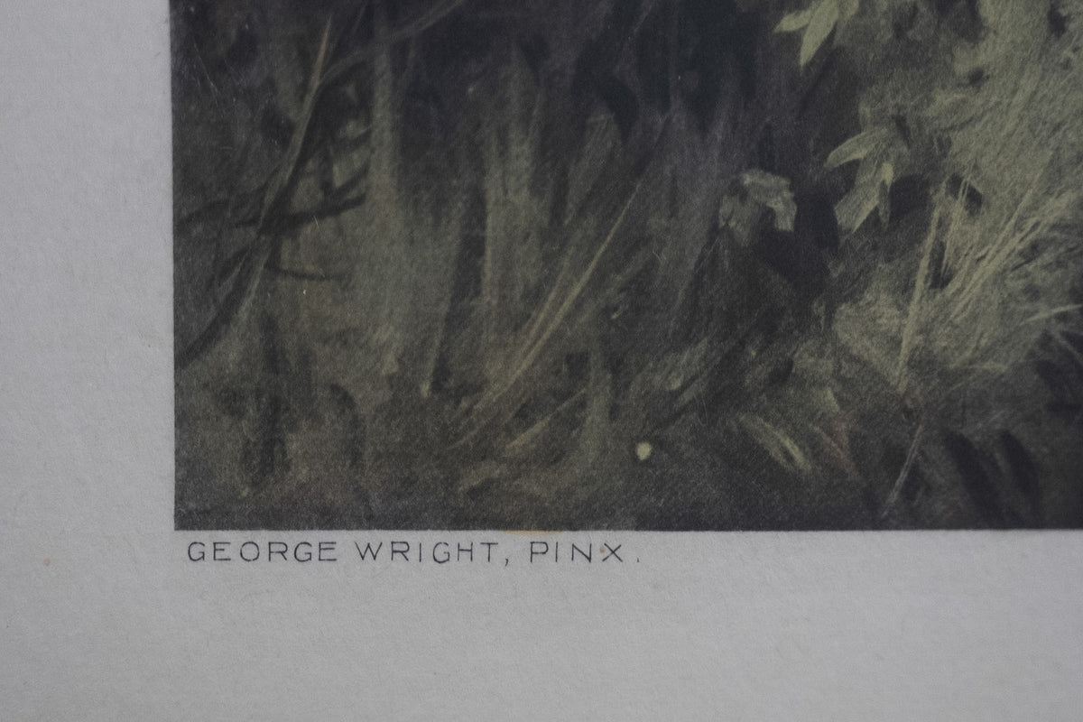 Engelse jachtprent ‘With a Scent Breast-High’ – George Wright