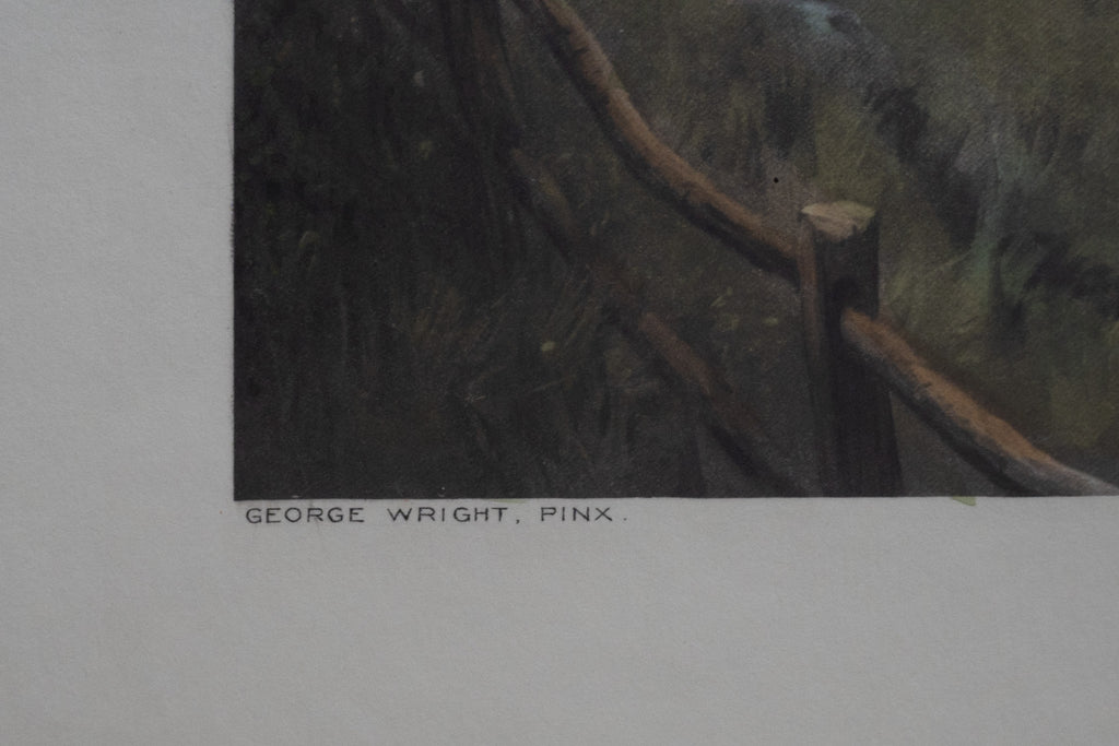 Engelse jachtprent ‘Gone Away!’ – George Wright