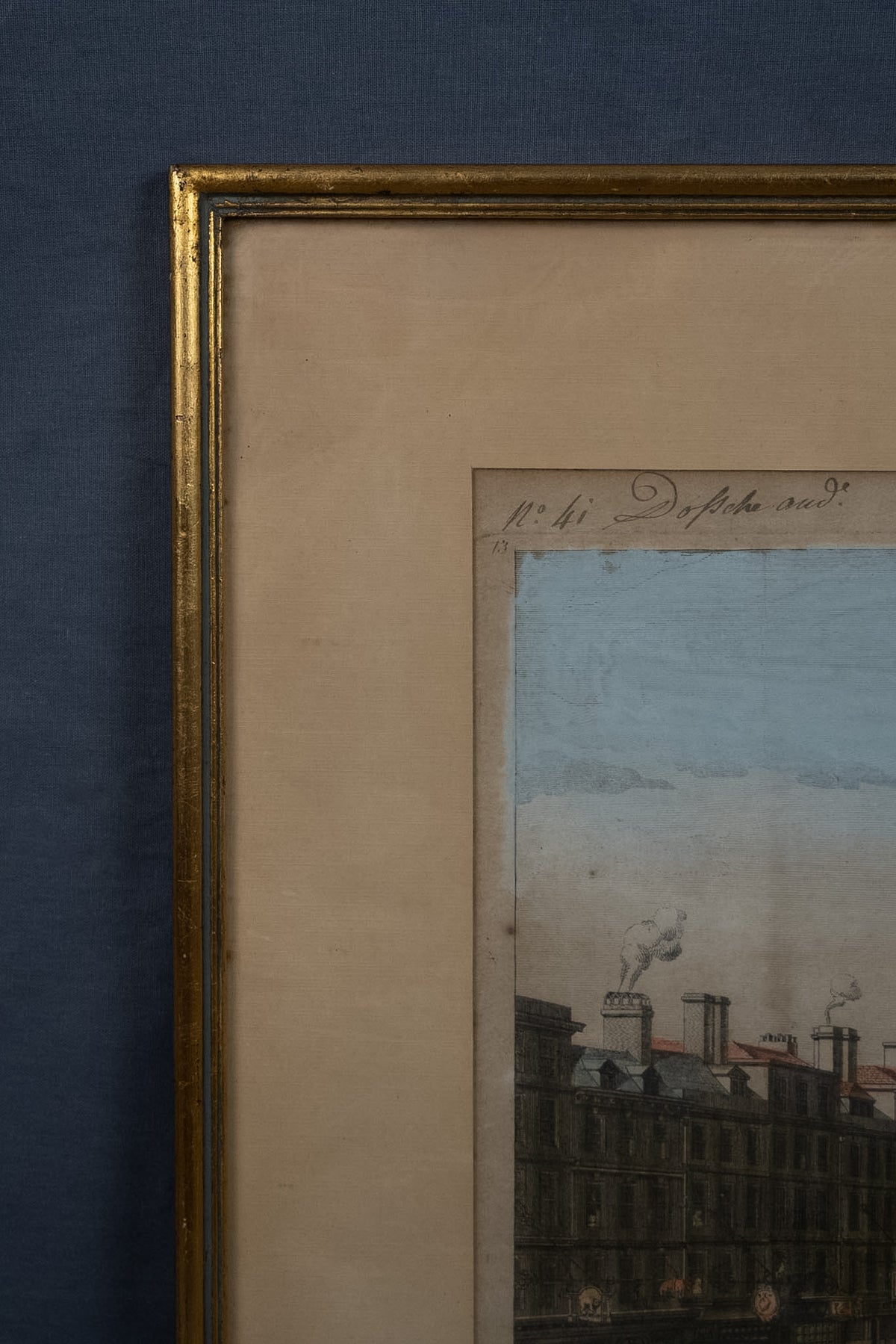 18e-eeuwse opticaprent van Cheapside en St Mary-le-Bow, Londen