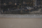 18e-eeuwse opticaprent van Cheapside en St Mary-le-Bow, Londen