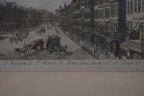 18e-eeuwse opticaprent van Cheapside en St Mary-le-Bow, Londen