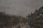 18e-eeuwse opticaprent van Cheapside en St Mary-le-Bow, Londen