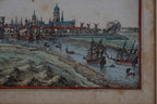 17e-eeuwse handgekleurde gravure van Nieuwpoort – Pérelle