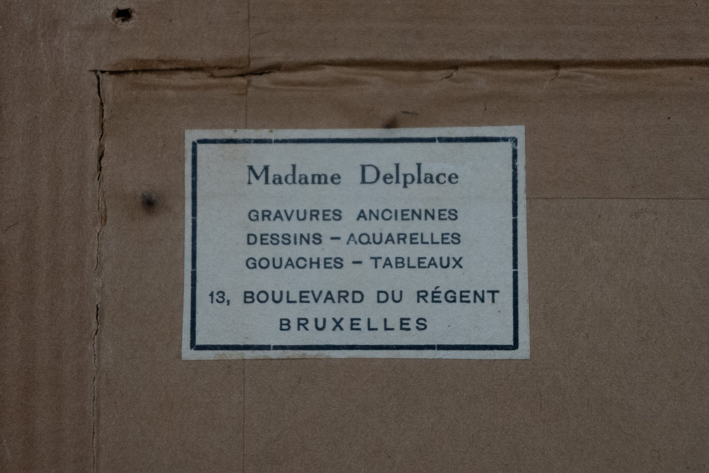17e-eeuwse handgekleurde gravure van Nieuwpoort – Pérelle