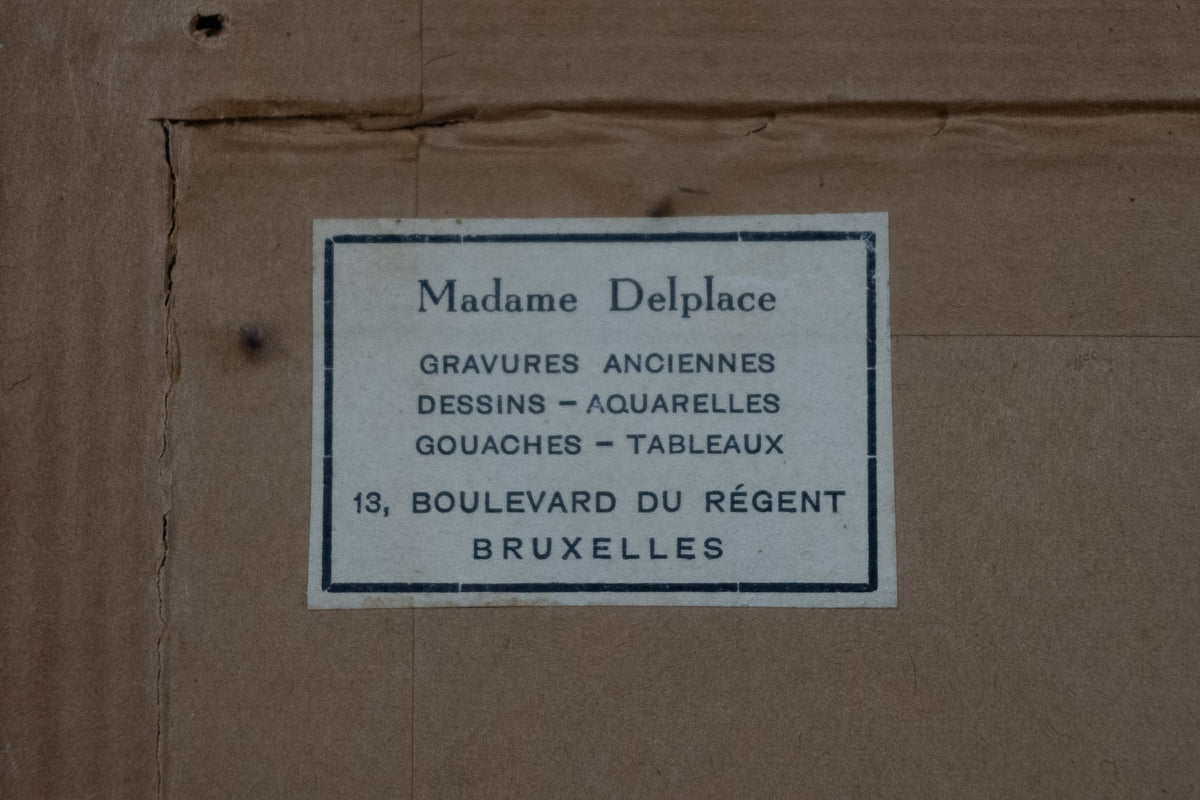 17e-eeuwse handgekleurde gravure van Nieuwpoort – Pérelle