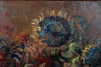 Russisch olieverfschilderij met bloemstilleven
